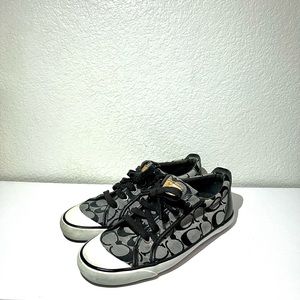 Coach Barrett Monogram Canvas Sneakers